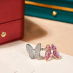 VCA TWIN BUTTERFLY DIAMOND RING