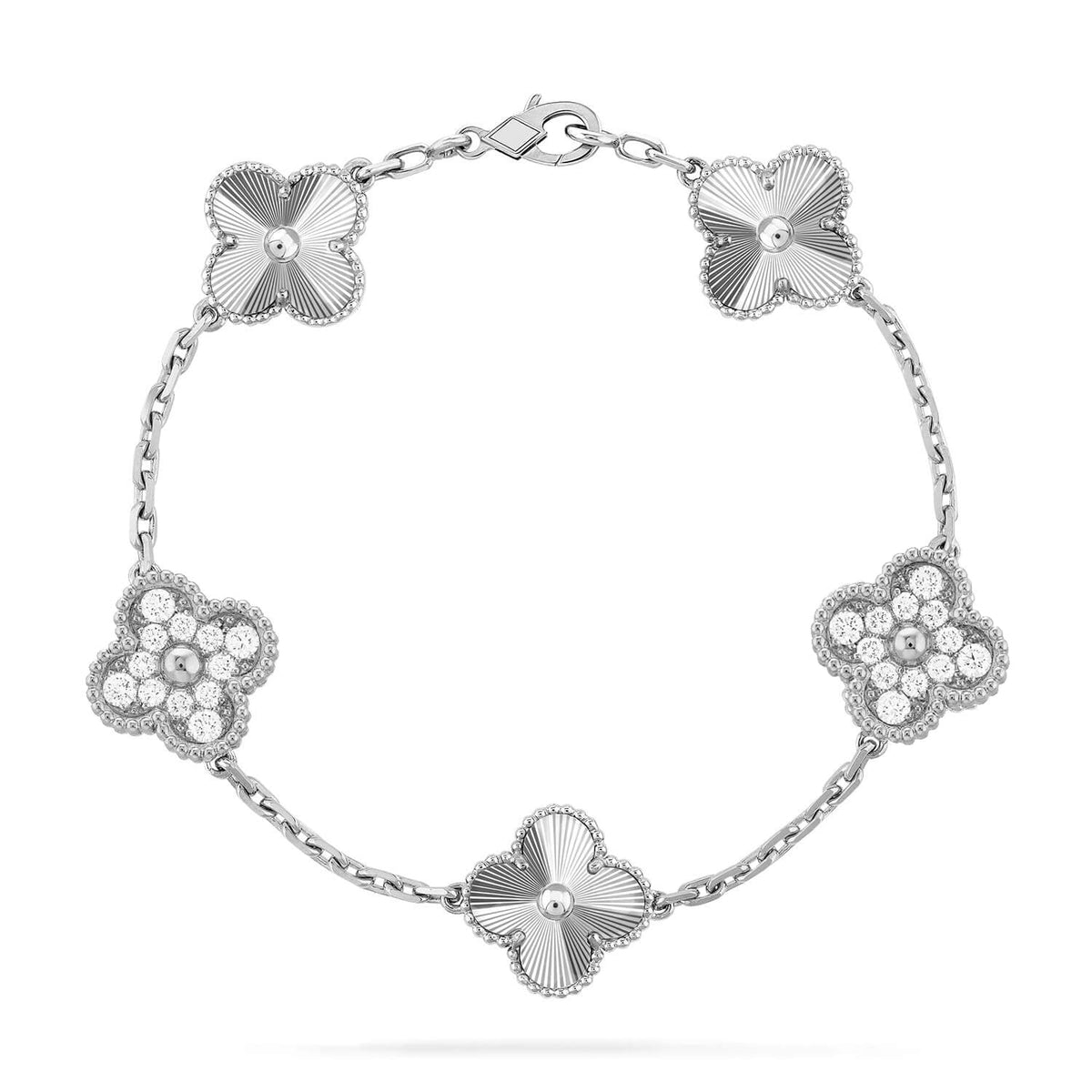 VCA CLOVER 5 MOTIF LASER BRACELET COLLECTION