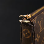 louis-vuitton-pochette-accessoires-monogram-canvas-clutch-bag-brown-with-gold-chain-m82766 Crossbody