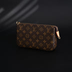 louis-vuitton-pochette-accessoires-monogram-canvas-clutch-bag-brown-with-gold-chain-m82766 Crossbody