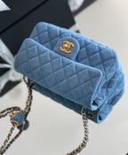 chanel-denim-flap-bag-20x13x7cm Crossbody