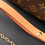 louis-vuitton-boulogne-monogram-canvas-shoulder-bag-classic-brown-with-vachetta-leather-trim-m45832 Shoulder