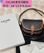 celine-mini-triomphe-coated-canvas-besace-crossbody-bag Crossbody