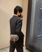 celine-mini-triomphe-coated-canvas-besace-crossbody-bag Crossbody