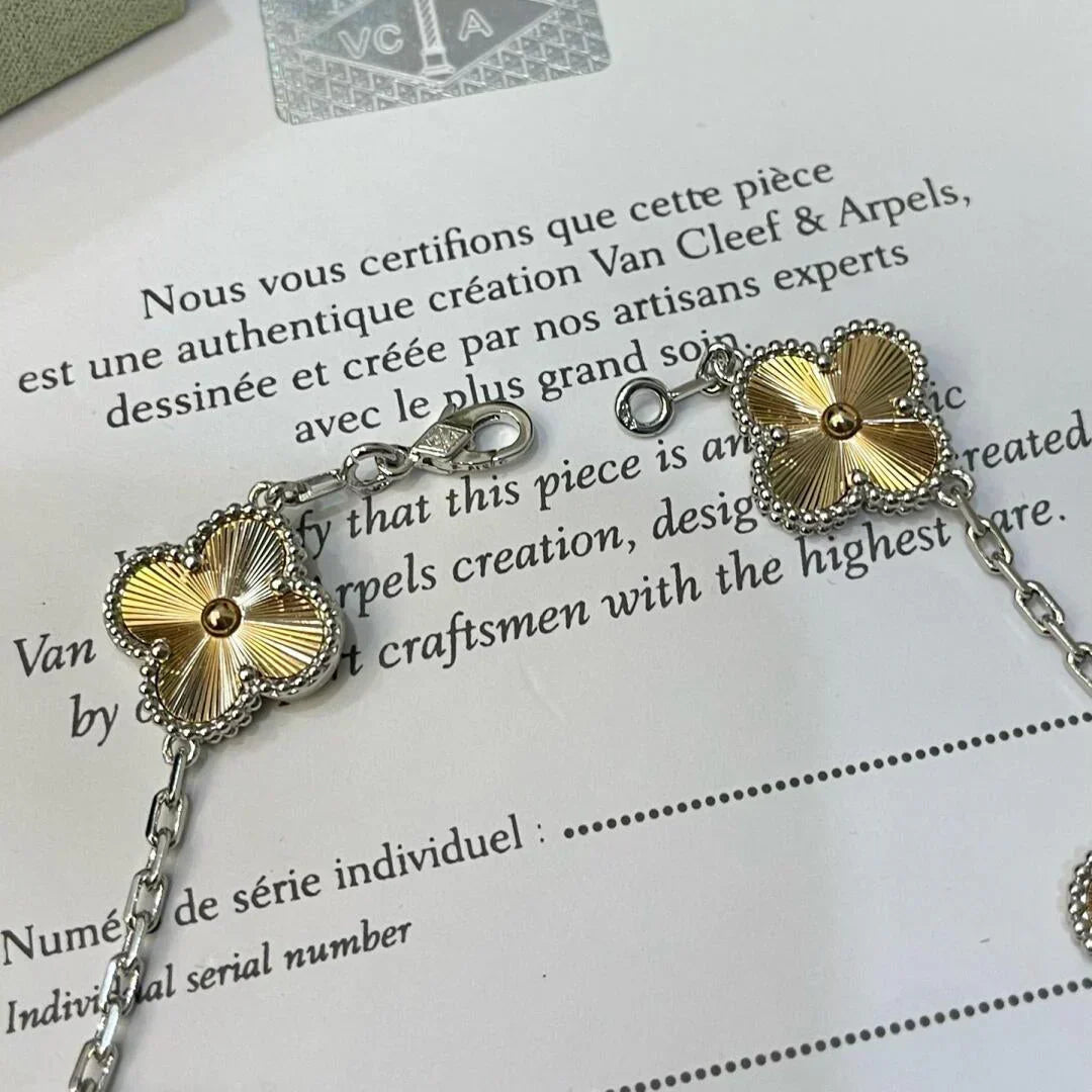 VCA CLOVER 5 MOTIF LASER BRACELET COLLECTION