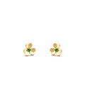 VCA FRIVOLE FLOWER MALACHITE EARRINGS