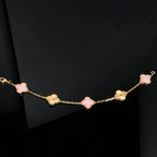 VCA CLOVER 5 MOTIFS PINK MOP BRACELET COLLECTION